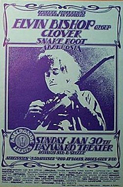 (Poster:Elvin Bishop/Clover, Artwork Randy Tuten, 1972)